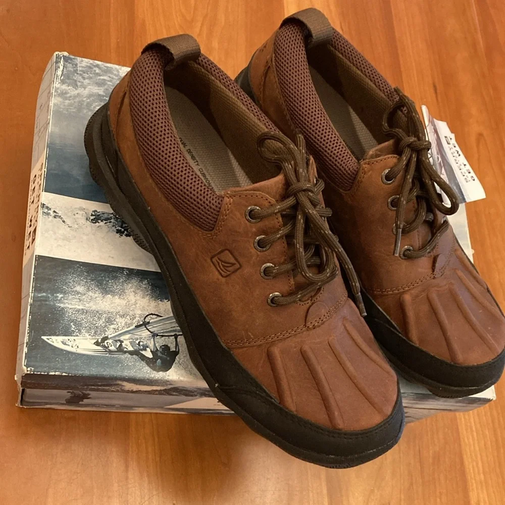 Sperry Men's 4 Eye Brown Waterproof Shoes